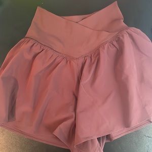 Offline by Aerie flowy crossover shorts